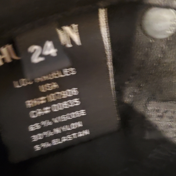 💚5/$25 Hudson Black Crackle “Nico Super Skinny” Mid Rise Pants Size 24 - Picture 10 of 11